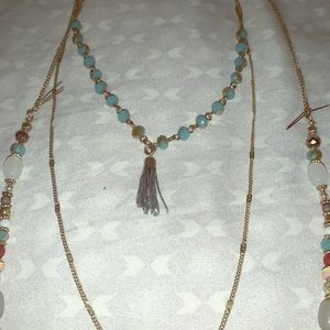 Three layer necklace
